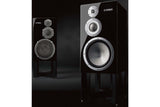 Yamaha NS-5000 3-Way Bookshelf Speakers with Stands - Pair (Black)