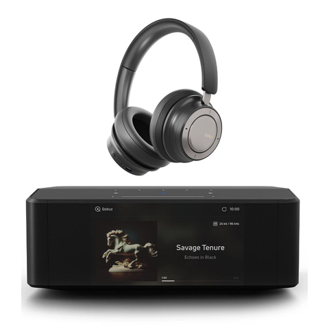 DALI IO-8 Wireless Headphones Bundle w/ Bluesound NODE ICON Music Streamer
