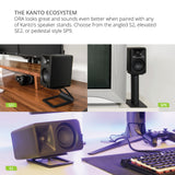 Kanto ORA Reference Powered Desktop Speakers - Matte Black (Pair)