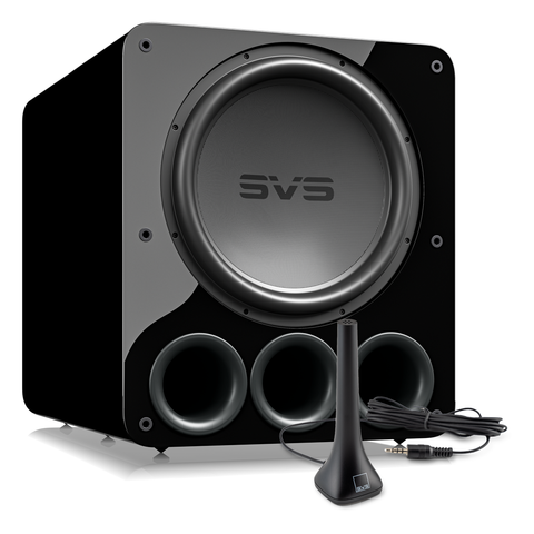 SVS PB17-Ultra R|Evolution 17 Inch Powered Subwoofer Bundle with Auto EQ Mic