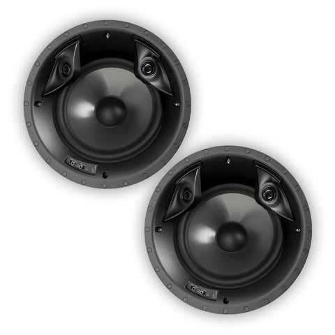 Polk Audio 80F/X-RT Vanishing 8" In-Ceiling Speakers - Pair (White)