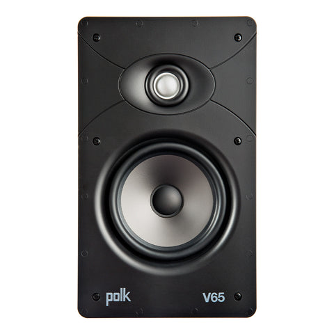 Polk Audio V65 6.5" Vanishing In Wall Speaker - Each (White)