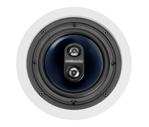 Polk RC6S High-Quality 6.5 Inch In-Ceiling Stereo Speaker - White (Each)