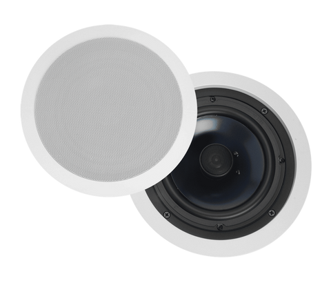 Polk RC80i 2-Way High-Quality 8 Inch In-Ceiling Speakers - White (Pair)