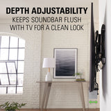Sanus SASB1-B1 Universal Soundbar Mount - Depth Adjustable