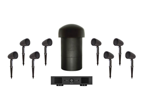 Sonance Garden Series SGS 8.1 Outdoor Speaker System with In-Ground Subwoofer Dark Brown (Each)