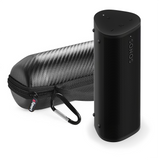 Sonos Roam 2 Portable Smart Speaker with gSport Carbon Fiber Travel Case