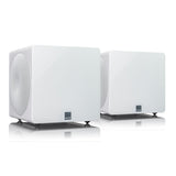 SVS 3000 Micro Sealed Subwoofers with Fully Active Dual 8-inch Drivers - Pair (Pinano Gloss White)