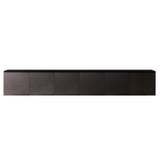 Salamander Chameleon Chicago 237 6-Bay AV Cabinet Bundle for 97″+ TVs (Black Oak)