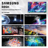 Samsung R85H 75 Inch 4K Micro RGB TV