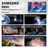 Samsung R85H 85 Inch 4K Micro RGB TV
