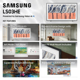 Samsung LS03HE 85 Inch The Frame 4K QLED TV