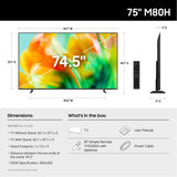 Samsung UN75M80HAFXZA M80H 75 Inch 4K LED TV