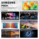 Samsung UN85M80HAFXZA M80H 85 Inch 4K LED TV