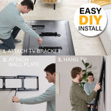 Sanus VXL7-B2 XL Premium Fixed Position TV Wall Mount for 65" - 140" TVs
