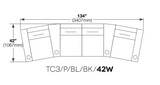 Salamander Designs AV Basics TC3 Loveseat Four-Seat Combination Wedge