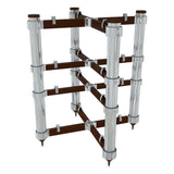 Solid Tech Rack of Silence 4 Regular Audio Rack (Walnut/Silver)