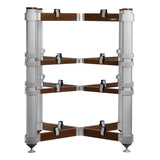 Solid Tech Rack of Silence 4 Regular Audio Rack (Walnut/Silver)