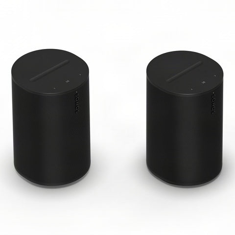 Sonos Era 100 SL Compact Wireless Smart Speakers - Pair (Black)