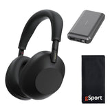 Sony WH-1000XM6 Wireless Noise Cancelling Over Ear Headphone Bundle with gSport Accessory Kit (Black)