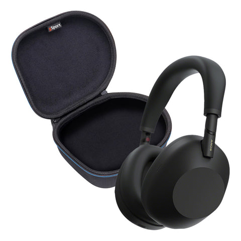 Sony WH-1000XM6 Wireless Noise Cancelling Over Ear Headphone Bundle with gSport Case (Black)