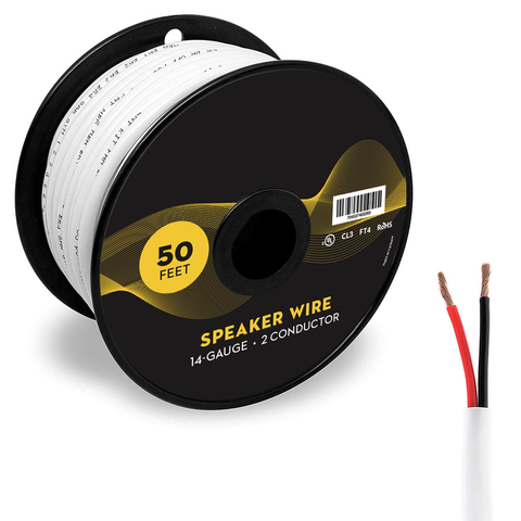SKY by Gramophone 14-Gauge, 2-Conductor Copper Speaker Wire - 50 Feet