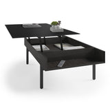 BDI Reveal 1192 Lift Top Coffee Table (Charcoal Stained Ash)