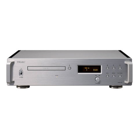 TEAC VRDS-701T CD Transport with MQA Decoding & External Clock Input (Silver)