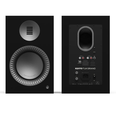 Kanto TUK Grand 320 W Premium Powered Speaker System with Bluetooth® 5.4 - Dual RCA and USB-C Inputs (Pair)