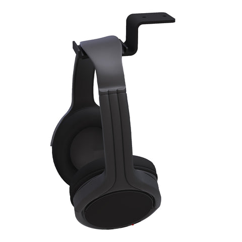 Kanto HH Steel Under Desk Headphone Hook (Black)