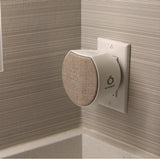 OC Acoustic Newport Plug-in Outlet Speaker with Bluetooth 5.1 and Built-in USB Type-A Charging Port (Champagne/White)