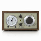 Tivoli Audio Model Three AM/FM Bluetooth Clock Radio with USB Charging Ports (Walnut / Beige)