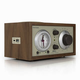 Tivoli Audio Model Three AM/FM Bluetooth Clock Radio with USB Charging Ports (Walnut / Beige)