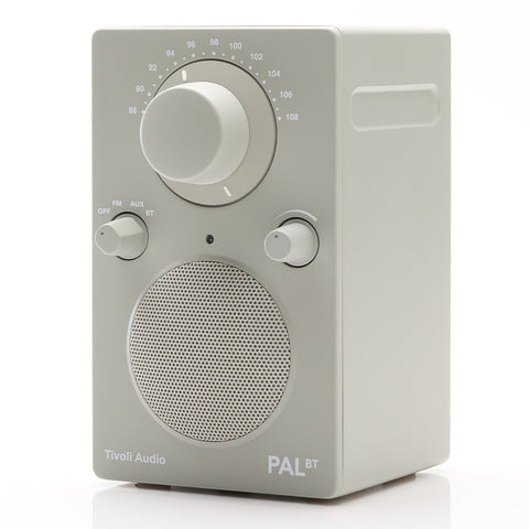 Tivoli Audio PAL BT Bluetooth FM Portable Radio and Speaker - Gen 3 (Gray)