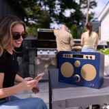 Tivoli Audio Songbook MAX Bluetooth Speaker with Built-In Pre-Amp and Carrying Handle (Blue)