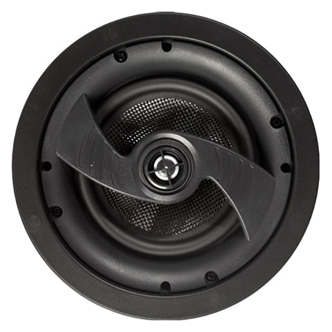 KIN by Totem Architectural IC8 Ultra Slim In-Ceiling Speakers - Pair (Black)