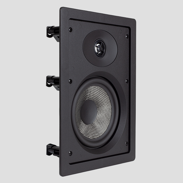 KIN by Totem Architectural IW8 Slim In-Wall 8 Inch Speaker - Pair (Bla