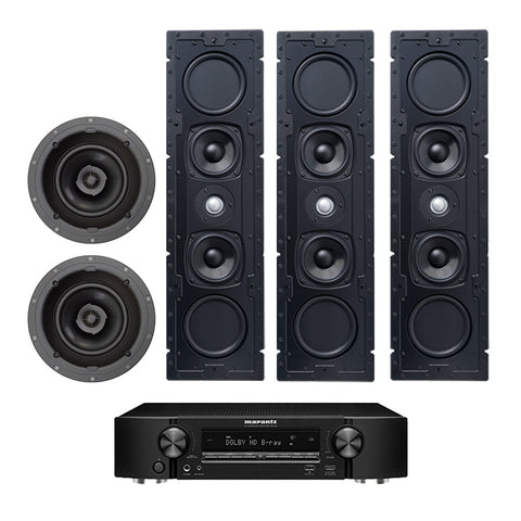KIN by Totem Home Theater Speaker Bundle with Marantz NR1510