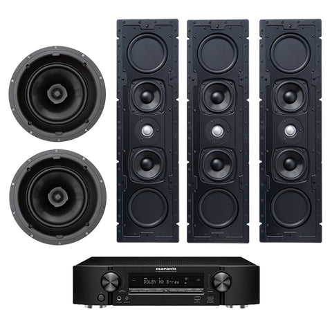 KIN by Totem 5.2 Home Theater Speaker Bundle with Marantz NR1510