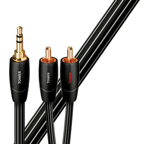 AudioQuest Tower Mini-to-RCA Analog Audio Interconnect Cable