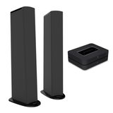GoldenEar Triton Seven & Bluesound POWERNODE Streaming Stereo Bundle (Black)