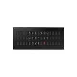 Vestaboard Note Mechanical Smart Messaging Dispay - Framed (Black)