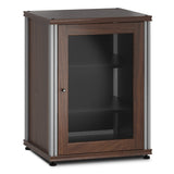 Salamander Designs Synergy 303 Single AV Cabinet (Dark Walnut with Aluminum Posts)