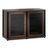 Salamander Designs Synergy 323 Twin AV Cabinet (Dark Walnut with Black Posts)