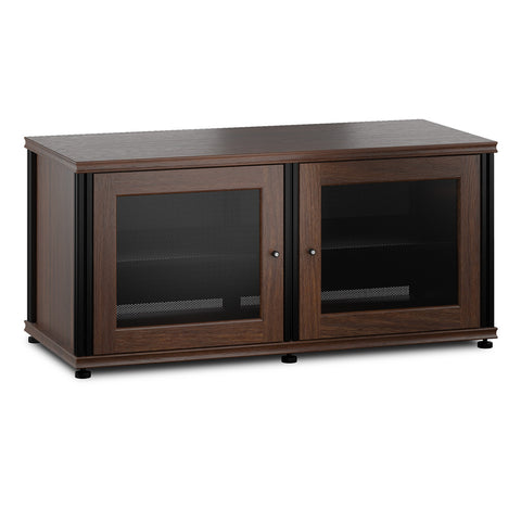 Salamander Designs Synergy 221 AV Cabinet (Dark Walnut with Black Post)