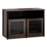 Salamander Designs Synergy 329 Twin AV Cabinet Dark (Walnut with Black Posts)
