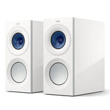 KEF Reference 1 Meta Bookshelf Speaker - Pair (High-Gloss White/Blue)