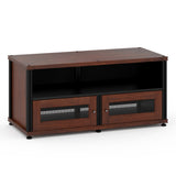 Salamander Designs Synergy 229 Twin AV Cabinet (Dark Walnut with Black Posts)