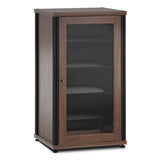 Salamander Designs Synergy 402 AV Cabinet (Dark Walnut with Black Posts)