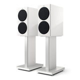 KEF Reference 1 Meta Bookshelf Speaker - Pair (High-Gloss White/Champagne)